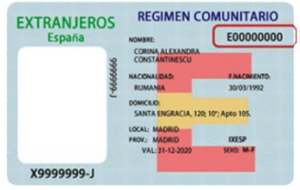 Certificado de registro de ciudadano de la UE